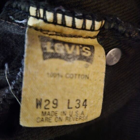 Vintage 90's Levi’s Silvertab Jeans Loose 29x34 USA - Picture 9 of 10